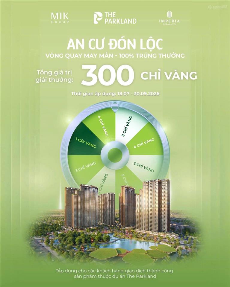 1 căn hiếm có 58m2 giá 44tr/m2 ở the parkland  imperia ocean city. nhiều ưu đãi kèm quà tặng