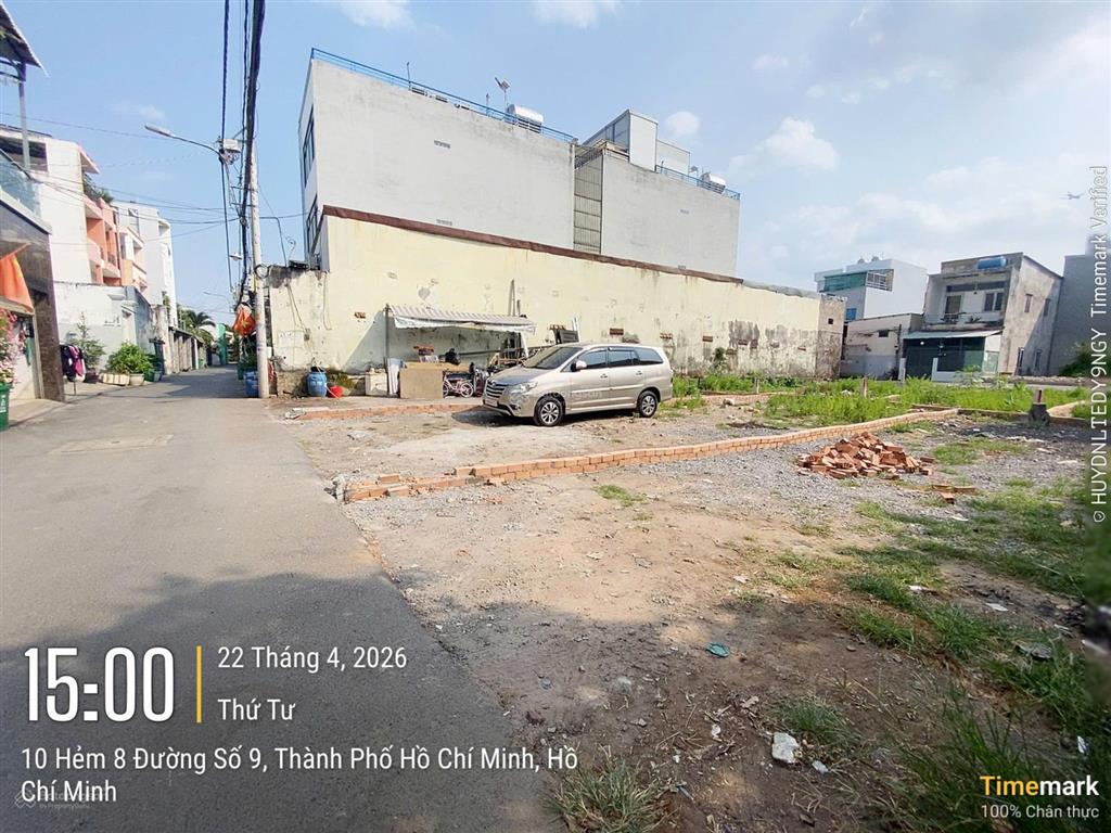Giá tốt 7.3 tỷ  đất đường 9 sát vạn phúc ngang 5.5m thương lượng sâu