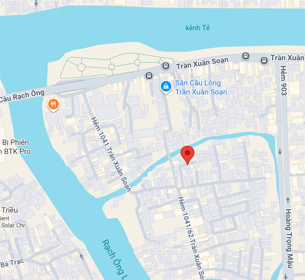 Cho thuê nhà 1041/75 trần xuân soạn, p. tân hưng, quận 7
