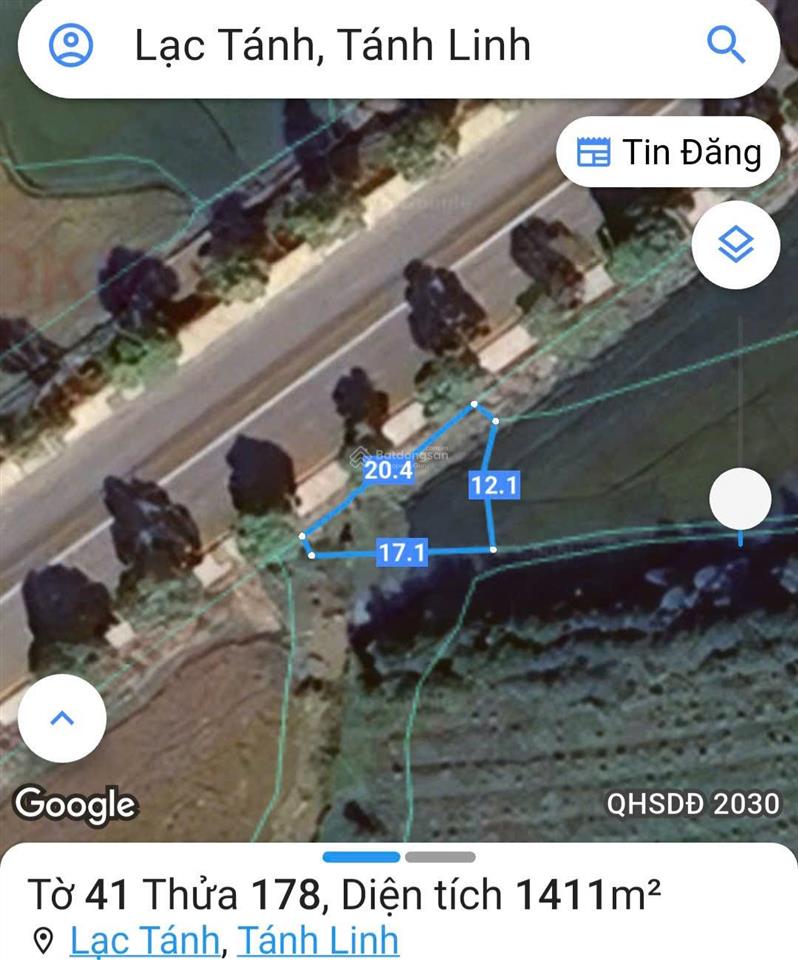 Bán đất nông nghiệp mặt tiền đường võ nguyên giáp, xã tánh linh, tỉnh lâm đồng (bình thuận cũ)