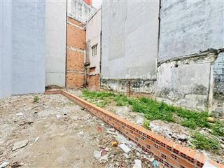 Hiếm quá rẻ chỉ 78tr/m2  p. 15 tân bình  bán lô đất 64m2 (4mx16m)  hẻm xe hơi  cống lỡ