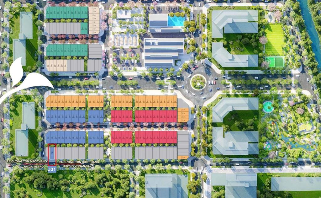 Nhà phố spring ville, nhà phố liền kề thanh toán giãn 2 năm và nhận nhà sau khi sân bay vận hành
