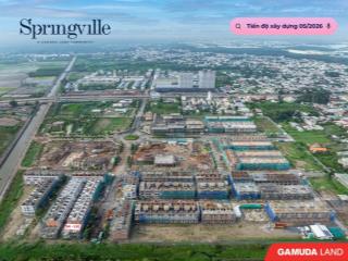 Nhà phố thấp tầng và shophouse spring ville, gamuda land nhơn trạch, thanh toán siêu giãn 2 năm