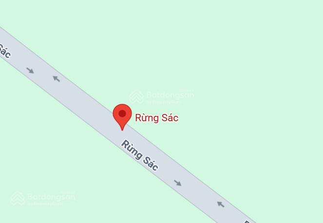 Bán 5521,7m2 đất mặt tiền đường rừng sác  ngay bùng binh vòng xoay bà xan, cần giờ