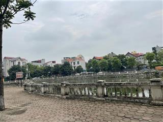 Bán đất phúc lợi, 47m2 ngõ ô tô tránh, cạnh hồ cực đẹp