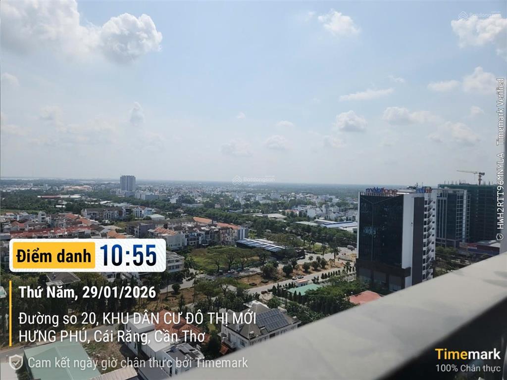 Sốc cara river park tòa b (b1801), cần thơ 2n 1wc 49.31m2 2tỷ450 thấp hơn 300tr so với thị trường