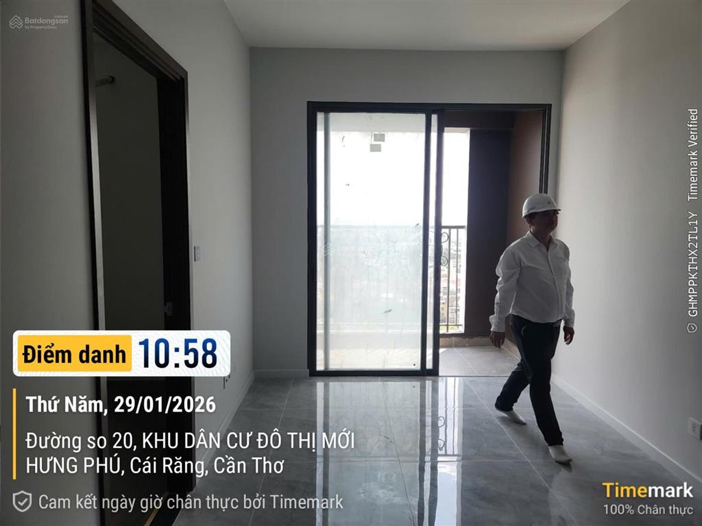 Sốc cara river park tòa b (b1801), cần thơ 2n 1wc 49.31m2 2tỷ450 thấp hơn 300tr so với thị trường