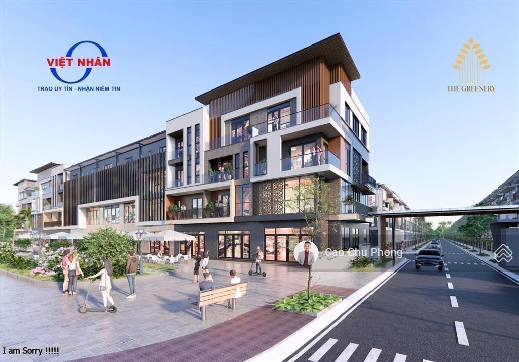 The greenery có bao nhiêu căn shophouse 2 mặt tiền  kinh doanh  khai thác  lãi vốn cực tốt !!!