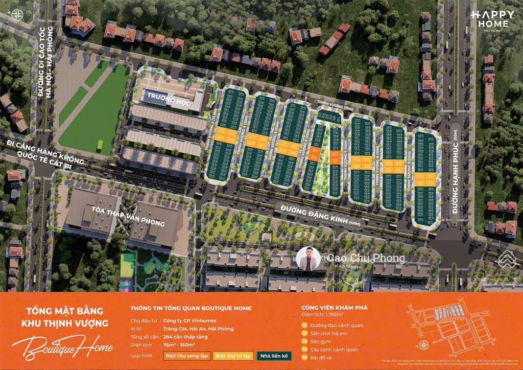 Boutique home tràng cát  tâm điểm logistics, cảng biển và sân bay hải phòng   0933 723 ***