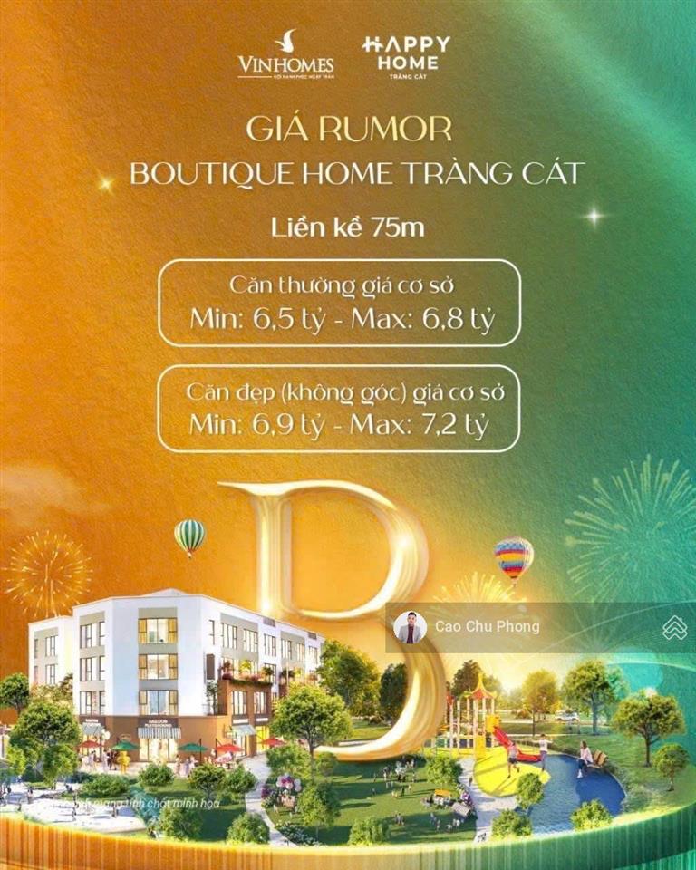 Boutique home tràng cát  tâm điểm logistics, cảng biển và sân bay hải phòng   0933 723 ***