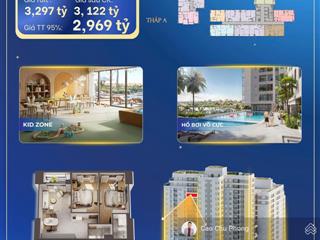Bán căn lakeside 2pn view city  hồ bơi vô cực  giá chỉ 2,969 tỷ.  0933 723 ***
