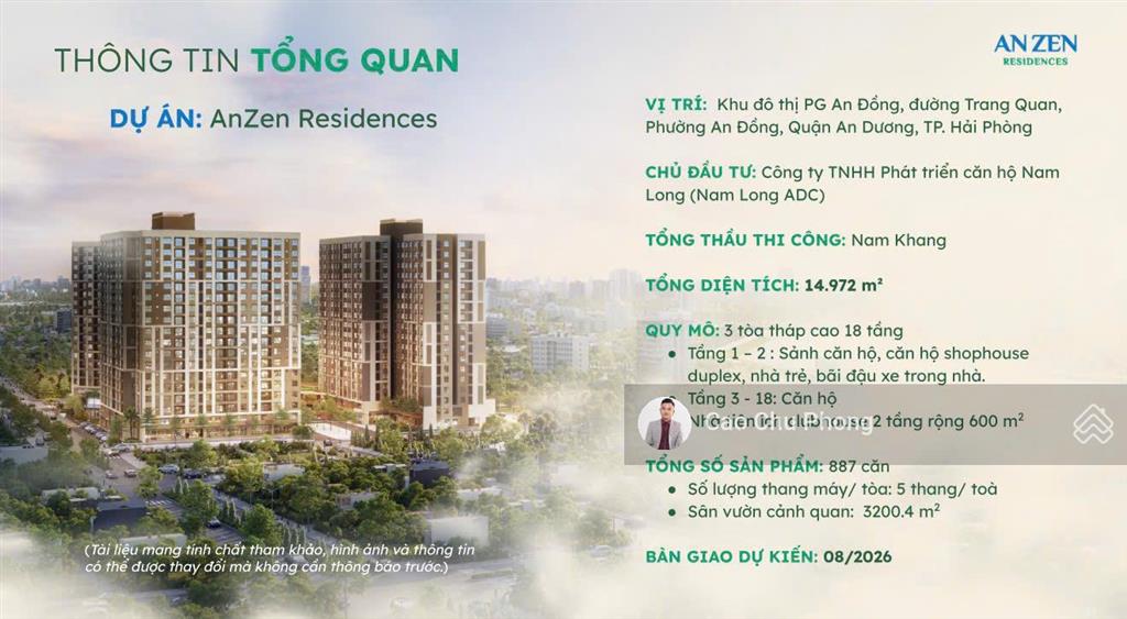 Căn hộ thương mại cao cấp tại an đồng  an zen residence