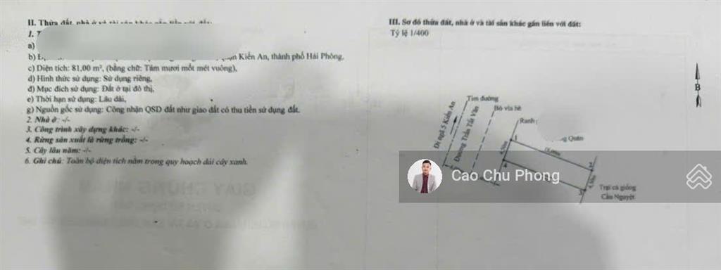 Cần tiền chuyển nhượng nhà xưởng đang cho thuê 35 triệu/tháng. mặt đường trần tất văn  hải phòng