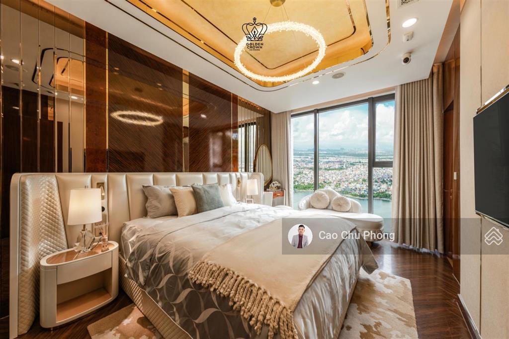 Bán căn đẹp golden crown lê hồng phong  2pn, view vũ yên  chỉ hơn 4 tỷ