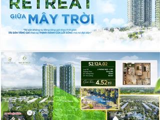 Căn hộ sky retreat 2pn, 86m², sống như nghỉ dưỡng mỗi ngày tại sky retreat chỉ với 4.52 tỷ