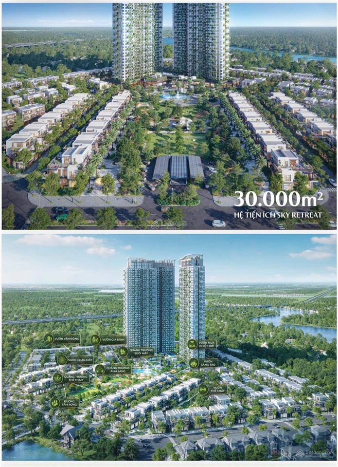 Bán căn hộ sky retreat 3pn, 101m2, tâm điểm sống xanh tại eco retreat