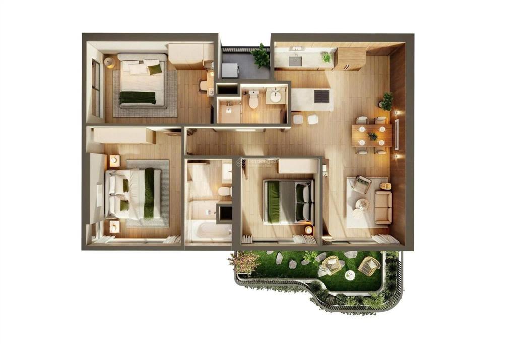 Sở hữu "resort giữa tầng không" 3pn sky retreat ban công đông bắc