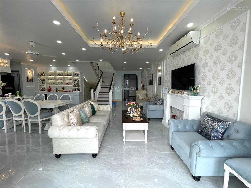 Penthouse him lam riverside, hoàng trọng mậu, q.7  219.3m  sổ hồng. căn góc. view biệt thự