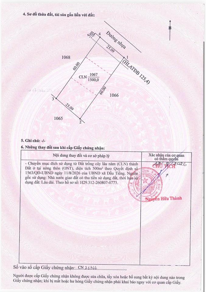 Bán 2 mảnh đất liền kề mặt tiền đt749b, gần hồ dầu tiếng giá 3,5 triệu/m².  0358 610 ***