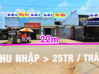 Bán dãy trọ cho thu nhập trên 25 triệu  đường nhựa rộng 12m