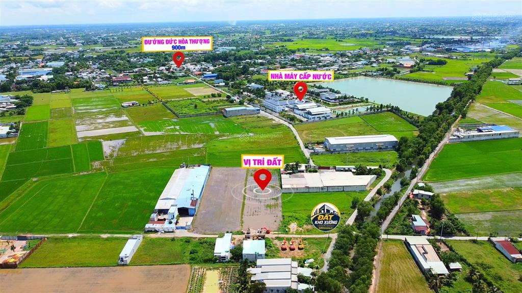 Cắt lỗ hơn 55%  bán 3.420m2 đất đức hòa, có 1.000m2 thổ cư  giá 14,5 tỷ