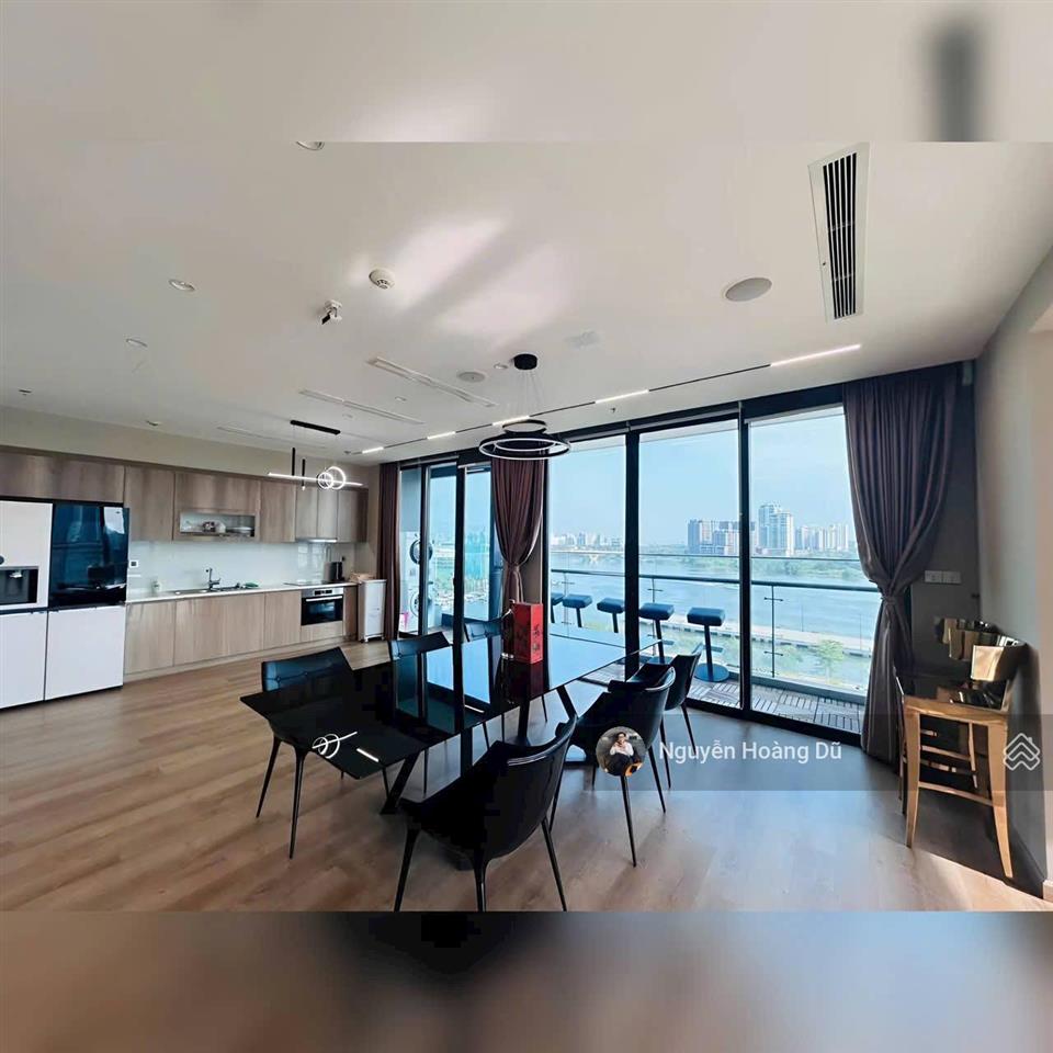 Cho thuê căn hộ 3pn 121m2 view cầu bason nội thất đẹp giá 65tr/th