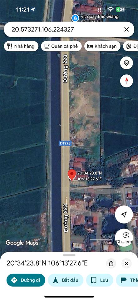 Bán lô đất cực hiếm 2 mặt đường, view sông ngay trục quốc lộ 454 tiềm năng tăng giá cao