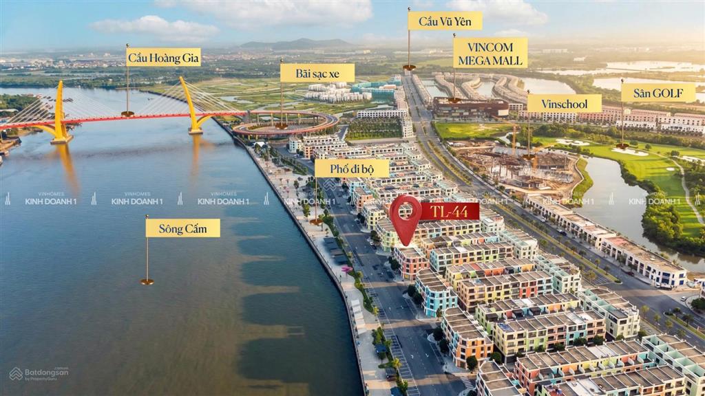 Tl44 shophouse mặt phố vinhomes vũ yên  vinhomes royal island giảm gần 7 tỷ