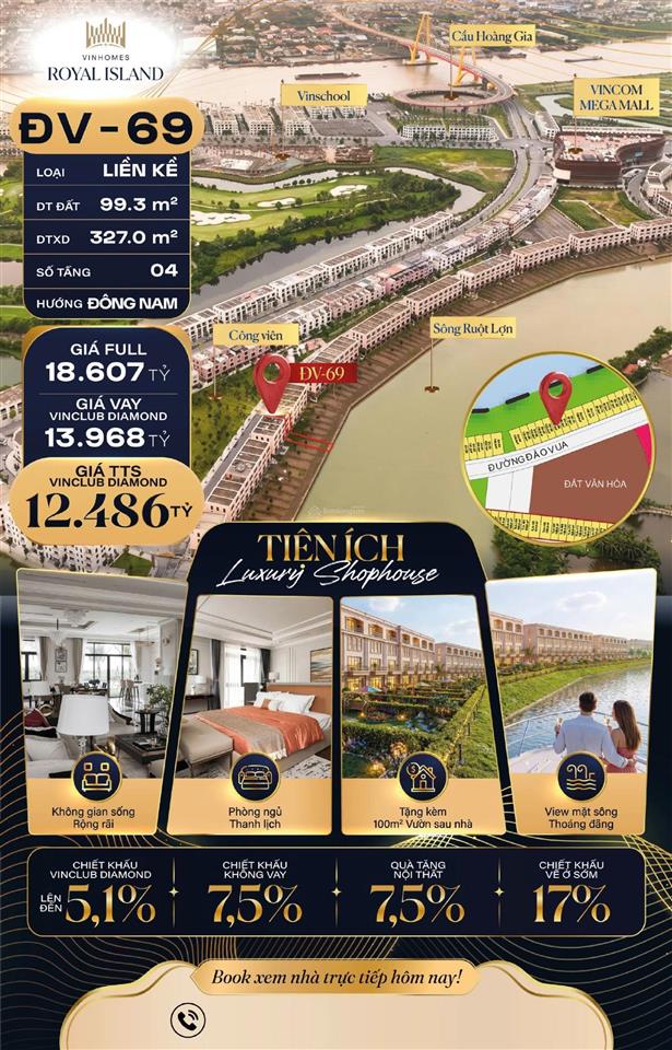 Đv  69 vì sao đây lại là món hời hiếm có tại vinhomes royal island