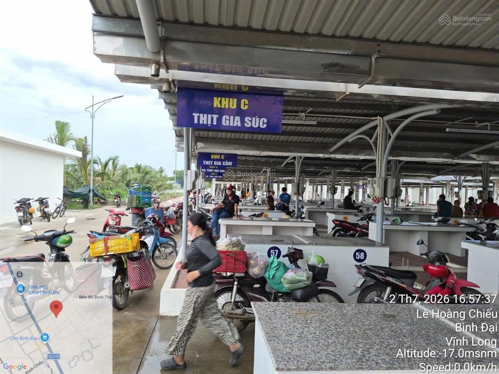 Bán đất nền phố chợ bình đại lk08 ngay cổng chợ | 81m2 | giá 3,104 tỷ