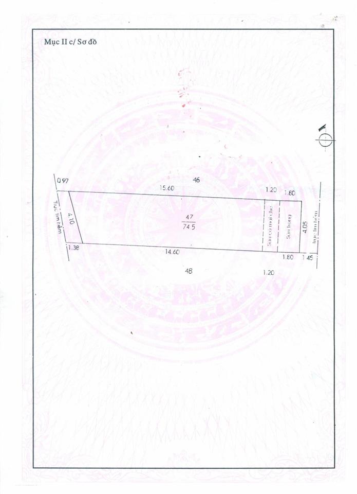 Bán nhà riêng tại 165/8 trần quang cơ, 7,2 tỷ, 74,5m2, 4pn, 3wc