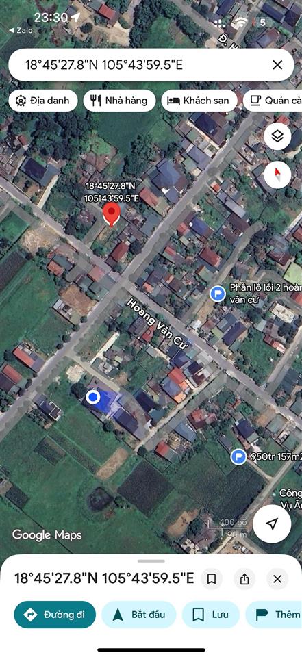 Lối 2 đường hoàng văn cư khối nghi hoà 2  phường cửa lò. tài chính thấp cho vợ chồng trẻ