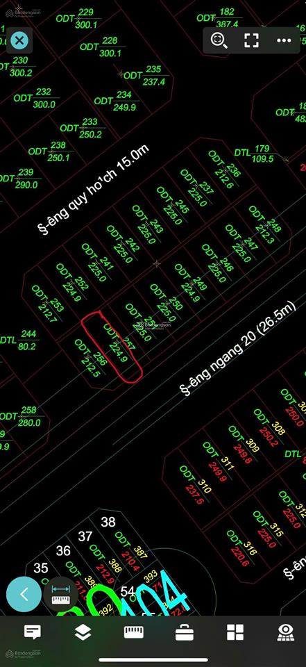 Chính chủ bán đất tại đường 20, nghi hòa, cửa lò, nghệ an, 112.5m2