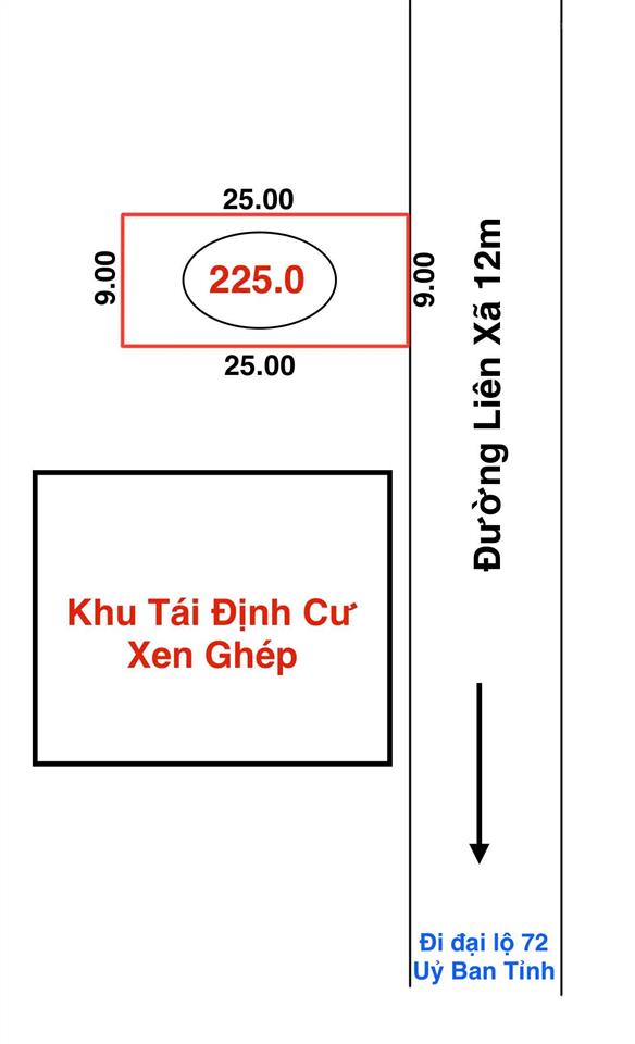 Đất đẹp bám đường liên xã nghi hoà. thông lên đại lộ 72