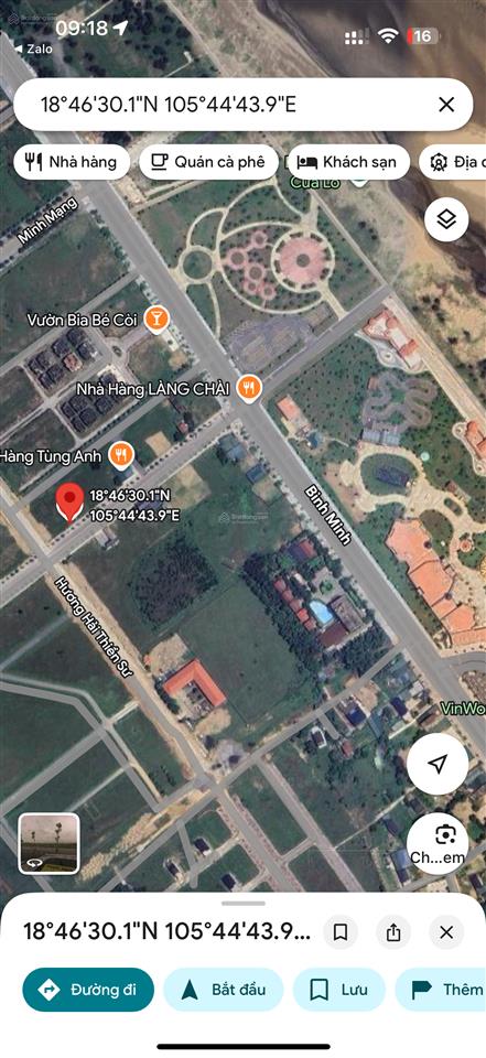 Bán đất 124m2 tại đường 20, nghi hòa, thị xã cửa lò, giá thỏa thuận, nhiều tiện ích