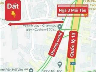 Bán lô đất chánh mỹ ngang 8m vị trí đẹp xây nhà ở 8 x 28m. thổ cư  60m giảm còn 4 tỷ 790 tl