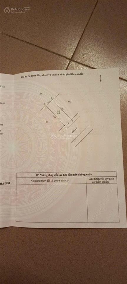 Bán nhanh lô đất dịch vụ đồng giường la phù (dương nội) 7,5 tỷ.  0983 477 ***