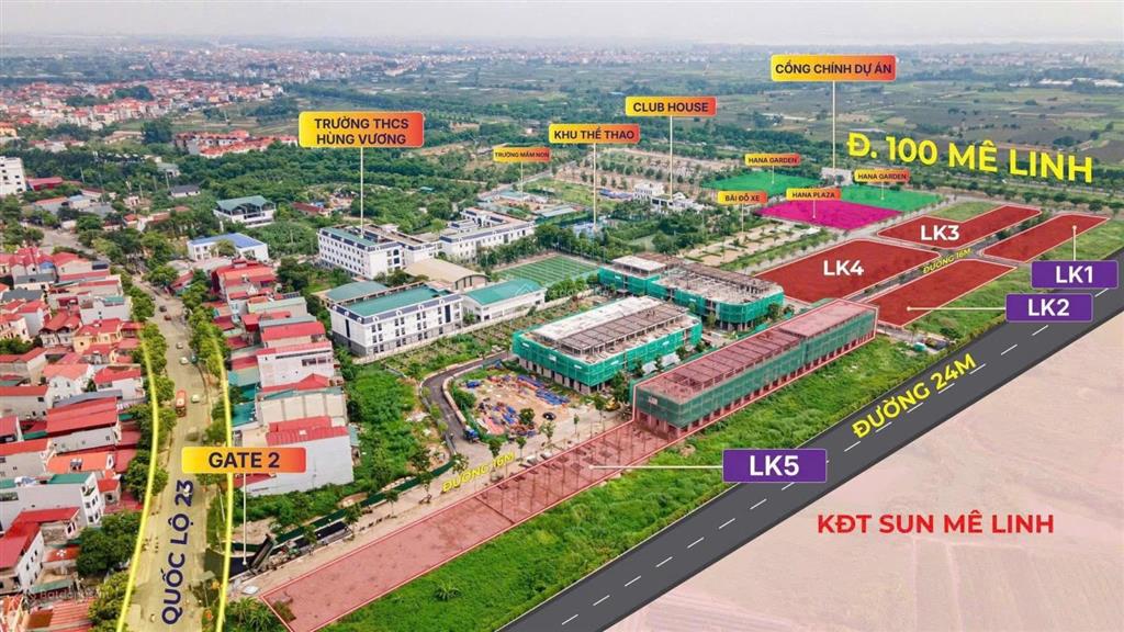 Khu đô thị đáng sống bậc nhất mê linh
