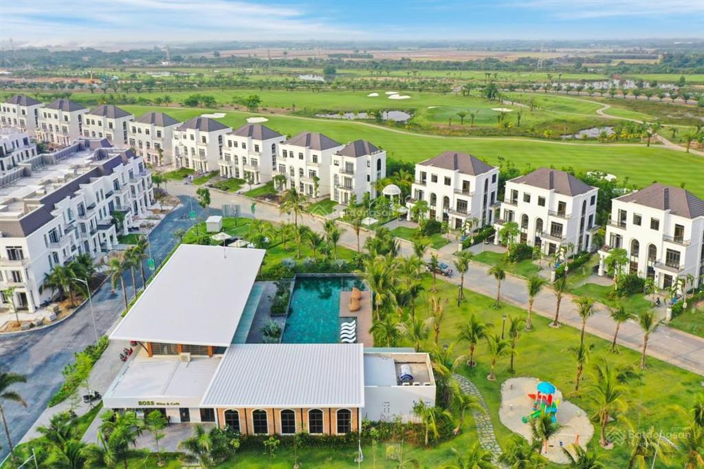 Bán biệt thự song lập green center long an, trong khu west lakes golf , dt 200m, giá 7,7 tỷ full