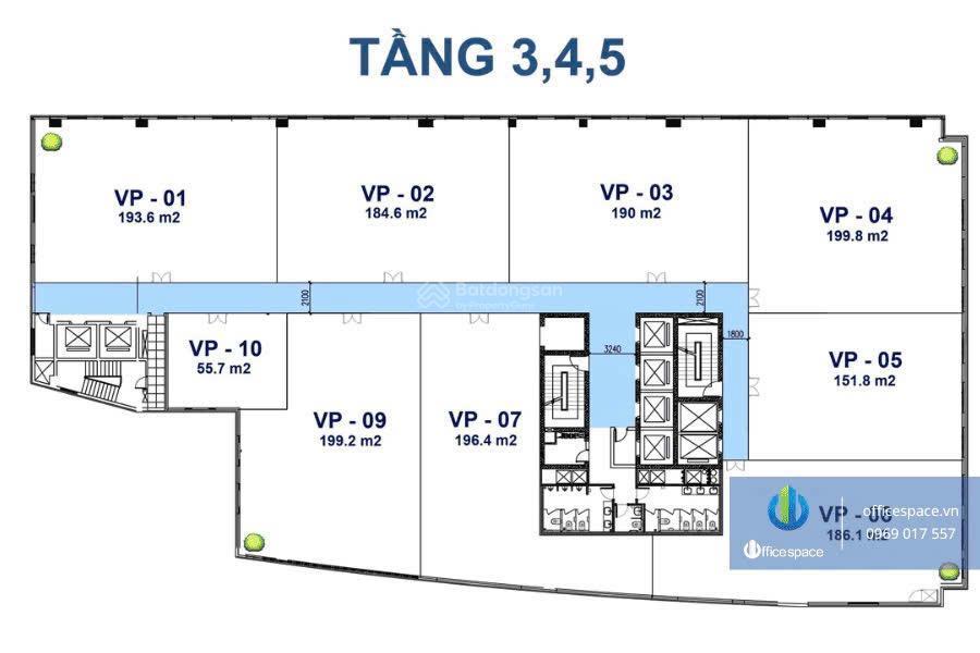 Bán cắt lỗ sâu hoặc cho thuê sàn văn phòng tại 67 trần phú siêu rẻ  0941 060 ***