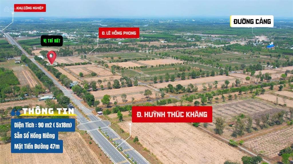 Cần bán lô đất đường huỳnh thúc kháng 47m dự án hud sổ hồng riêng có sẵn giá đầu tư cực tốt