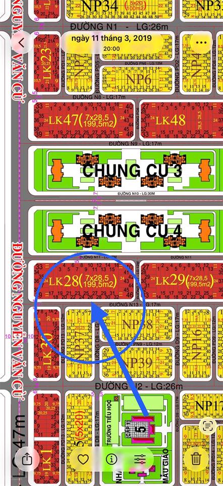 Đất nền dự án xây dựng hn nhơn trạch cần bán duy nhất 1 lô gần chung cư 1 sẹc đường nguyễn văn cừ