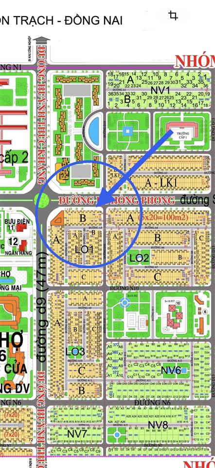 Đất nền dự án hud mặt tiền lê hồng phong trục chính dự án diện tích 100m2 cần bán gấp trong tháng