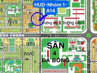 Dự án hud phước an bán gấp lô nhà phố 90m2 đường nhựa 25m đối diện tiện ích 1 sẹc lê hồng phong