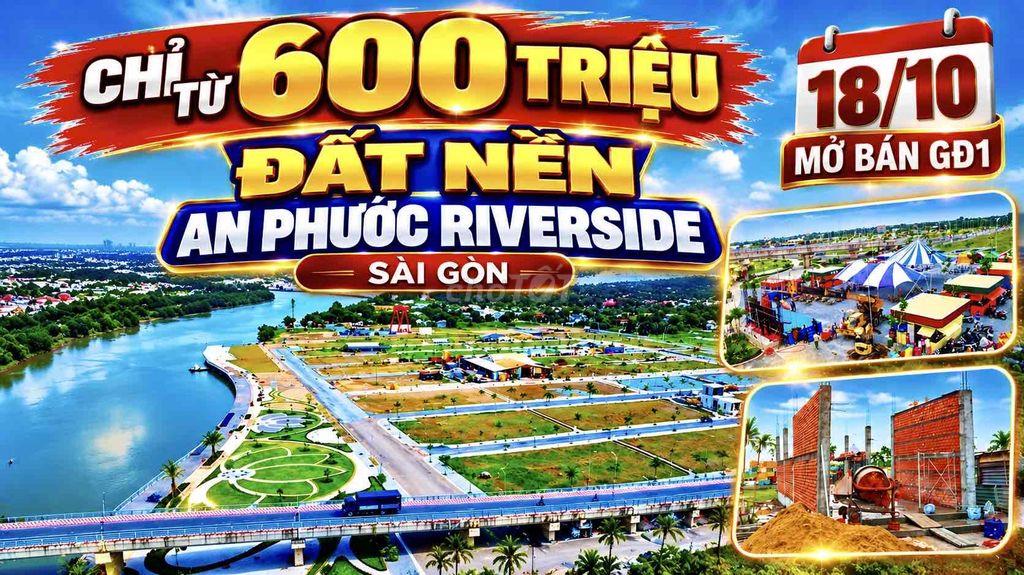 Chỉ từ 600 tr Sở hửu ngay nền đất 80m2 MT đường 13m, đã có sổ CK cao