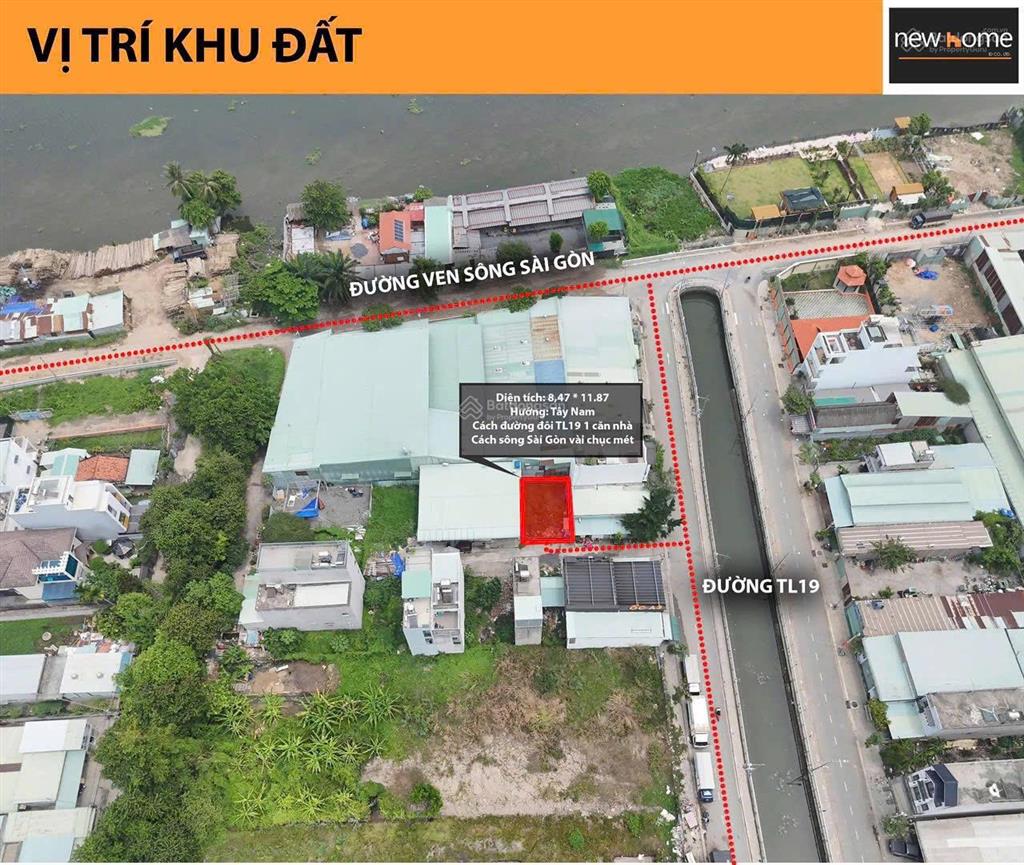 Hiếm bán lô đất ngang 8,7m tại tl 19 gần sông sài gòngiáp gò vấp 1 km nhỉnh 6,3 tỷ