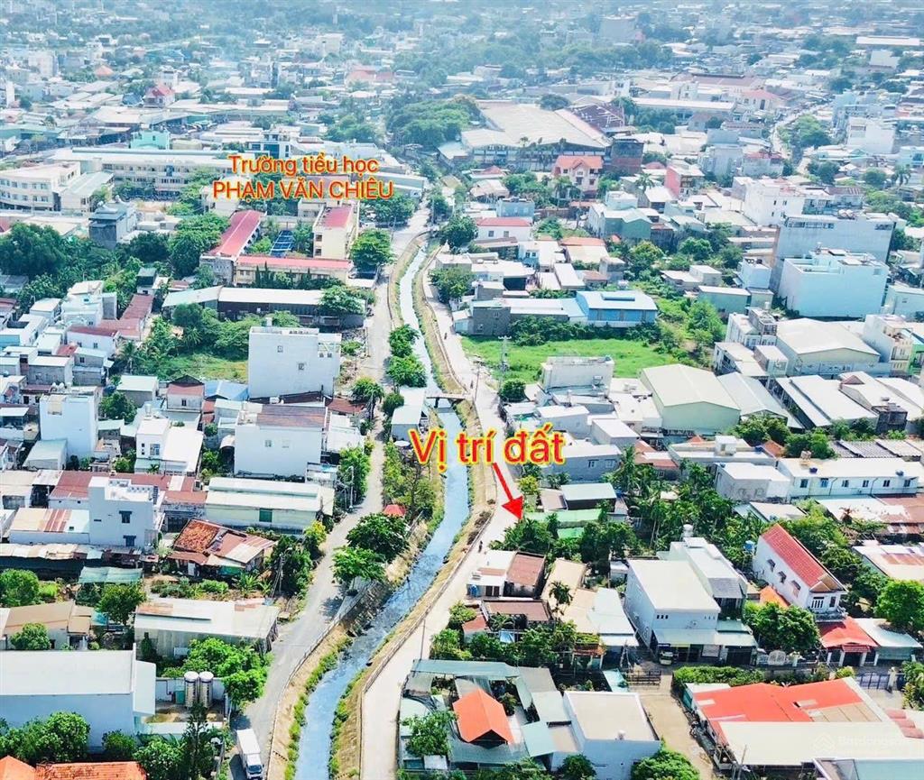 Bán đất đầu tư mặt rạch an phú đông 09  giáp gò vấp  dt ngang 4,5x16m  nhỉnh 4,5 tỷ