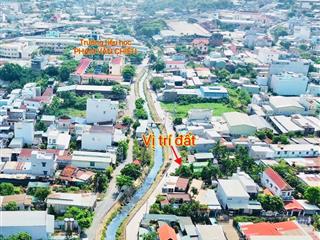 Bán đất đầu tư mặt rạch an phú đông 09  giáp gò vấp  dt ngang 4,5x16m  nhỉnh 4,5 tỷ