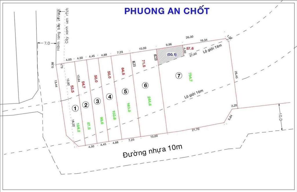 Bán đất đẹp vi trí đắc địa siêu dài 4,88mx28m nhỉnh 6,6 tỷ đường rộng 12m