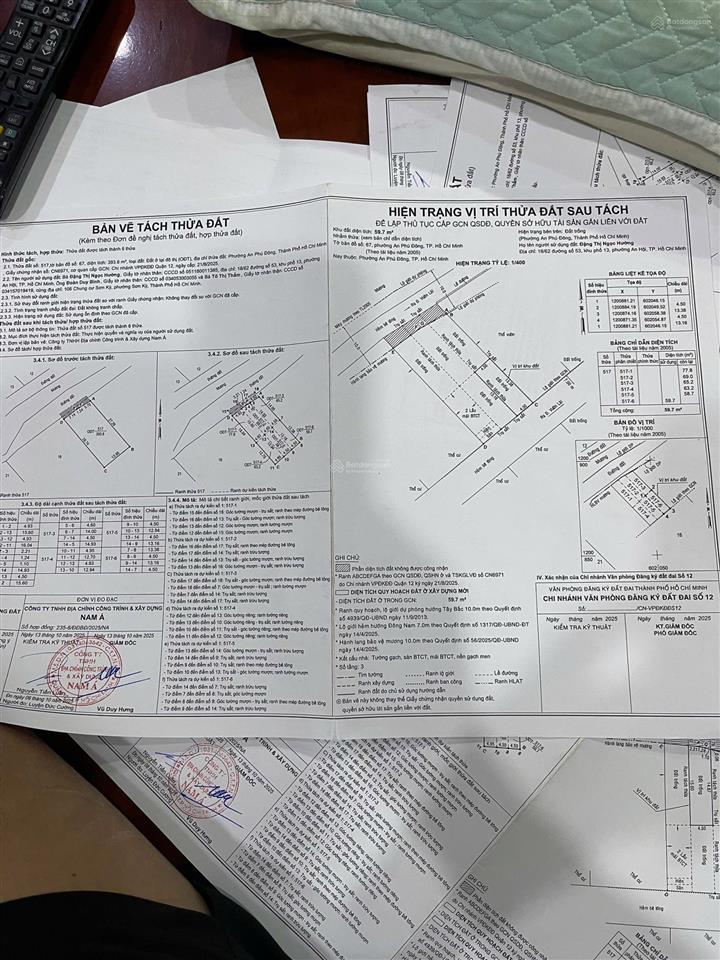Giá tốt đầu tư đất nguyễn thị nhuần 4,5mx13m  giá 4,5 tỷ  hẻm 7m xe hơi